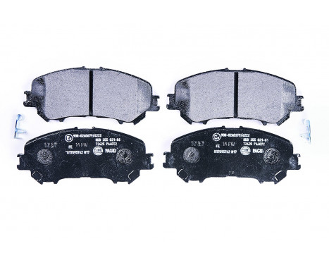 Brake Pad Set, disc brake 8DB 355 021-861 Hella