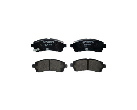 Brake pad set, disc brake 8DB 355 021-871 Hella