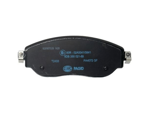 Brake pad set, disc brake 8DB 355 021-891 Hella Pagid GmbH, Image 3