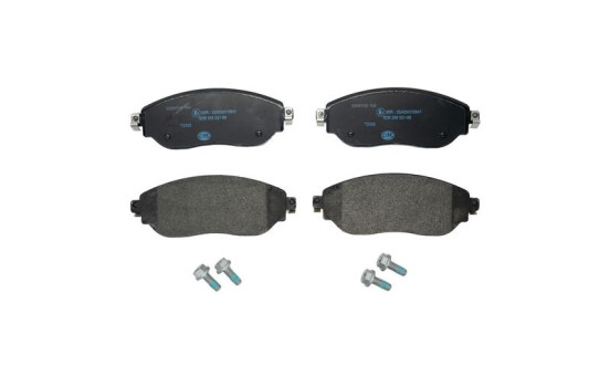 Brake pad set, disc brake 8DB 355 021-891 Hella