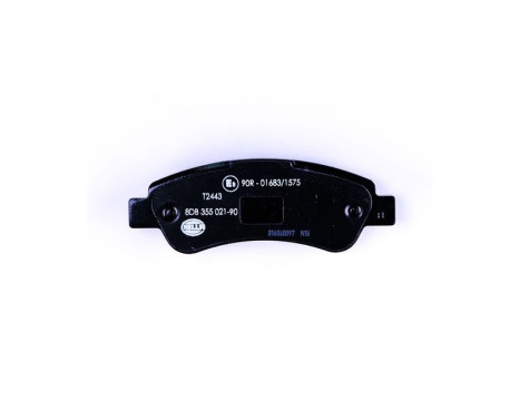 Brake pad set, disc brake 8DB 355 021-901 Hella, Image 2