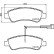 Brake pad set, disc brake 8DB 355 021-901 Hella, Thumbnail 4
