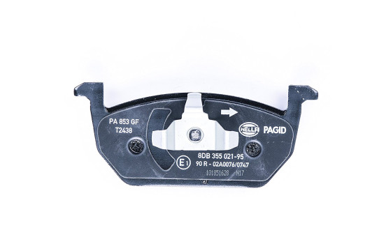Brake Pad Set, disc brake 8DB 355 021-951 Hella, Image 2