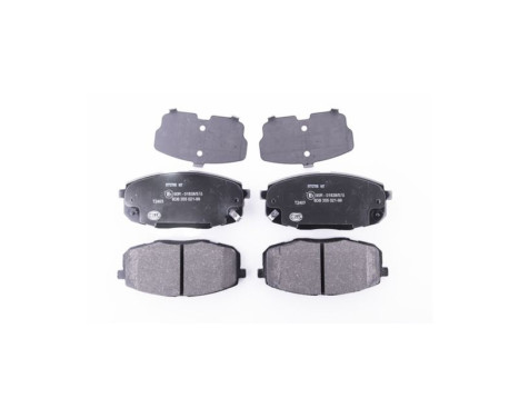 Brake pad set, disc brake 8DB 355 021-991 Hella