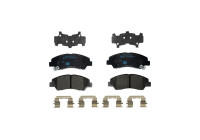 Brake pad set, disc brake 8DB 355 023-001 Hella