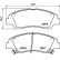 Brake pad set, disc brake 8DB 355 023-001 Hella, Thumbnail 4