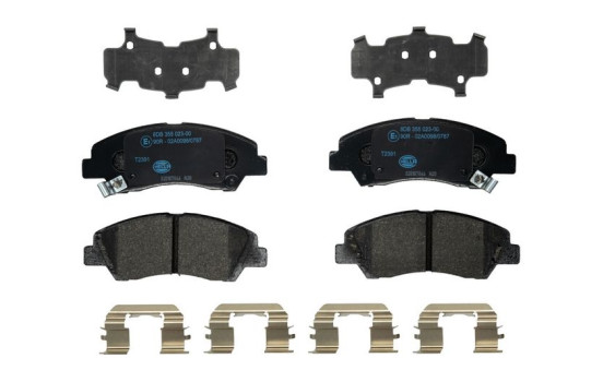 Brake pad set, disc brake 8DB 355 023-001 Hella, Image 3