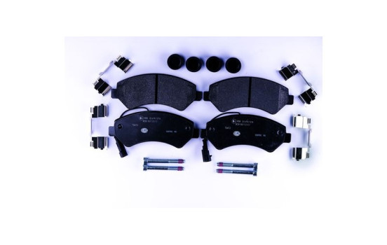 Brake pad set, disc brake 8DB 355 023-011 Hella