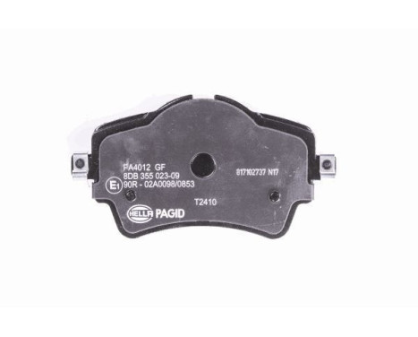 Brake pad set, disc brake 8DB 355 023-091 Hella Pagid GmbH, Image 3