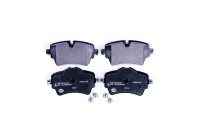 Brake pad set, disc brake 8DB 355 023-091 Hella