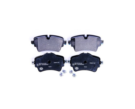 Brake pad set, disc brake 8DB 355 023-091 Hella