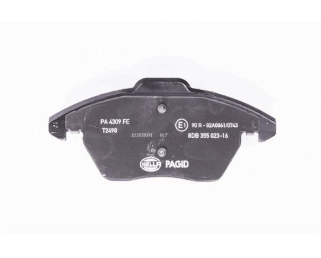 Brake pad set, disc brake 8DB 355 023-161 Hella Pagid GmbH, Image 3