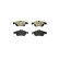 Brake pad set, disc brake 8DB 355 023-251 Hella