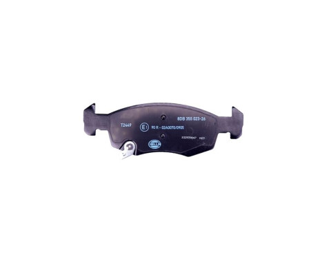 Brake pad set, disc brake 8DB 355 023-261 Hella, Image 2