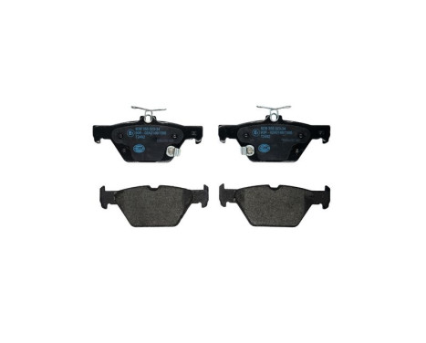 Brake pad set, disc brake 8DB 355 023-341 Hella