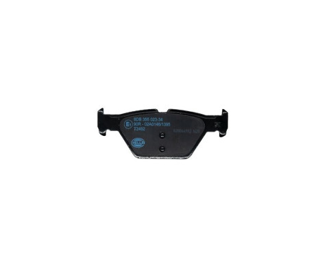 Brake pad set, disc brake 8DB 355 023-341 Hella, Image 2