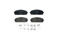 Brake pad set, disc brake 8DB 355 023-391 Hella
