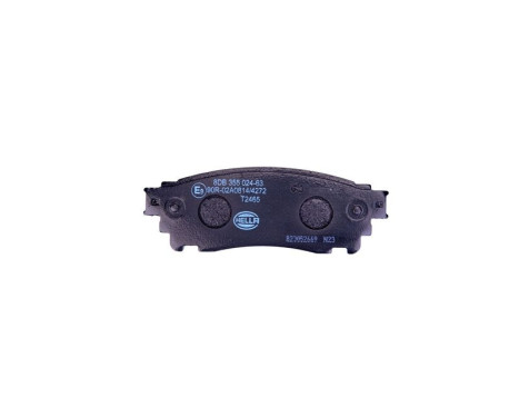 Brake pad set, disc brake 8DB 355 024-631 Hella, Image 2