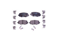 Brake pad set, disc brake 8DB 355 024-701 Hella