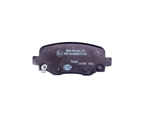 Brake pad set, disc brake 8DB 355 024-701 Hella, Image 2