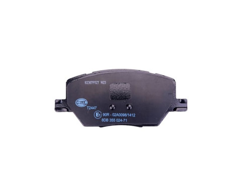 Brake pad set, disc brake 8DB 355 024-711 Hella, Image 2