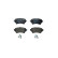 Brake pad set, disc brake 8DB 355 024-791 Hella