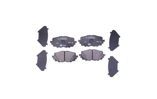 Brake pad set, disc brake 8DB 355 024-821 Hella