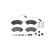 Brake pad set, disc brake 8DB 355 024-871 Hella