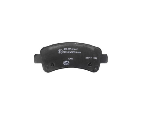 Brake pad set, disc brake 8DB 355 024-871 Hella, Image 2