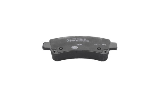 Brake pad set, disc brake 8DB 355 024-871 Hella, Image 3