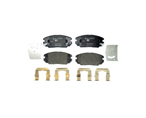 Brake pad set, disc brake 8DB 355 024-891 Hella