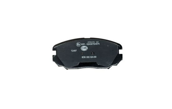Brake pad set, disc brake 8DB 355 024-891 Hella, Image 2