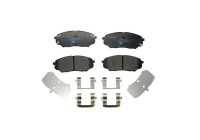 Brake pad set, disc brake 8DB 355 024-901 Hella