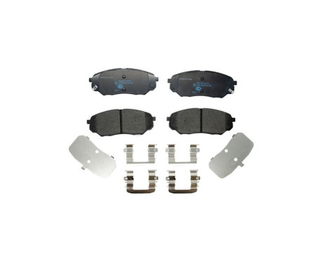 Brake pad set, disc brake 8DB 355 024-901 Hella