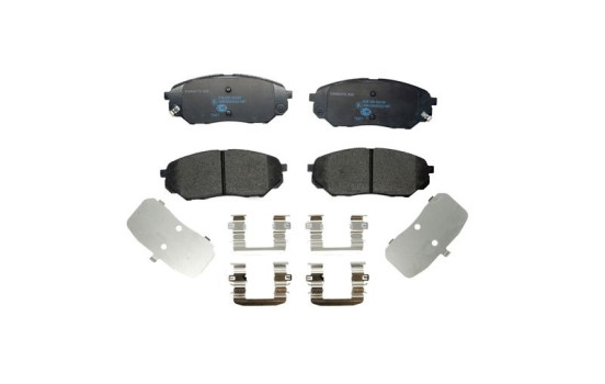 Brake pad set, disc brake 8DB 355 024-901 Hella