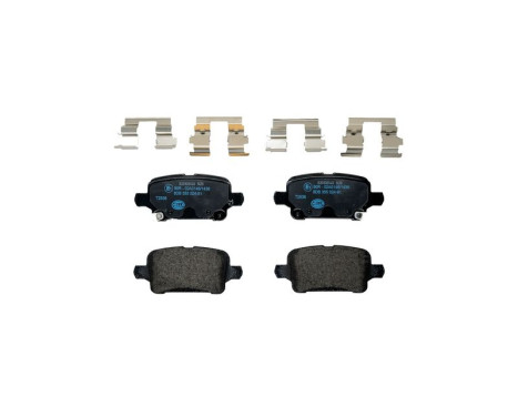 Brake pad set, disc brake 8DB 355 024-911 Hella