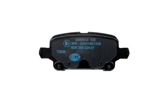Brake pad set, disc brake 8DB 355 024-911 Hella, Image 4