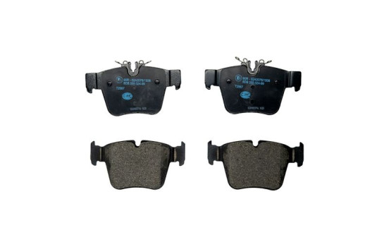 Brake pad set, disc brake 8DB 355 024-991 Hella