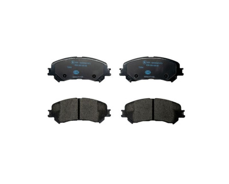 Brake pad set, disc brake 8DB 355 025-081 Hella
