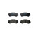 Brake pad set, disc brake 8DB 355 025-081 Hella