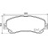 Brake pad set, disc brake 8DB 355 025-081 Hella, Thumbnail 4