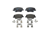 Brake pad set, disc brake 8DB 355 025-111 Hella