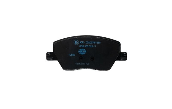 Brake pad set, disc brake 8DB 355 025-111 Hella, Image 2