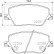 Brake pad set, disc brake 8DB 355 025-111 Hella, Thumbnail 4