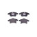 Brake pad set, disc brake 8DB 355 025-201 Hella