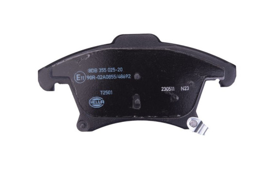 Brake pad set, disc brake 8DB 355 025-201 Hella, Image 4