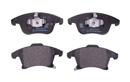 Brake pad set, disc brake 8DB 355 025-201 Hella, Image 3