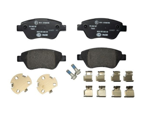 Brake pad set, disc brake 8DB 355 025-301 Hella Pagid GmbH, Image 2