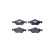 Brake pad set, disc brake 8DB 355 025-321 Hella