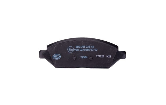 Brake pad set, disc brake 8DB 355 025-451 Hella, Image 2
